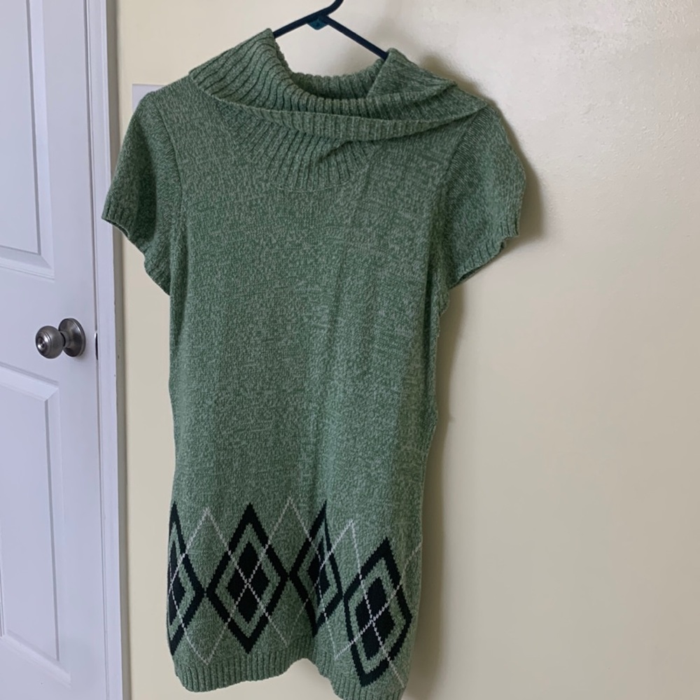 Green sweater dress xl kids